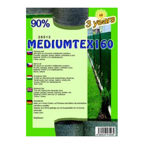 Árnyékoló háló - MEDIUMTEX160 2 x 50 m 90%